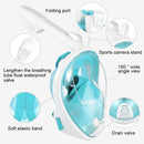 PULUZ 240mm Fold Tube Water Sports Diving Equipment Full Dry Snorkel Mask for GoPro HERO10 Black / HERO9 Black / HERO8 Black / HERO7 /6 /5 /5 Session /4 Session /4 /3+ /3 /2 /1, Insta360 ONE R, DJI Osmo Action and Other Action Cameras, S/M Size(Green)