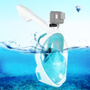 PULUZ 240mm Fold Tube Water Sports Diving Equipment Full Dry Snorkel Mask for GoPro HERO10 Black / HERO9 Black / HERO8 Black / HERO7 /6 /5 /5 Session /4 Session /4 /3+ /3 /2 /1, Insta360 ONE R, DJI Osmo Action and Other Action Cameras, S/M Size(Green)