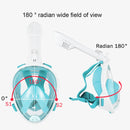PULUZ 240mm Fold Tube Water Sports Diving Equipment Full Dry Snorkel Mask for GoPro HERO10 Black / HERO9 Black / HERO8 Black / HERO7 /6 /5 /5 Session /4 Session /4 /3+ /3 /2 /1, Insta360 ONE R, DJI Osmo Action and Other Action Cameras, S/M Size(Green)