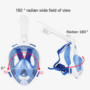 PULUZ 240mm Fold Tube Water Sports Diving Equipment Full Dry Snorkel Mask for GoPro HERO10 Black / HERO9 Black / HERO8 Black / HERO7 /6 /5 /5 Session /4 Session /4 /3+ /3 /2 /1, Insta360 ONE R, DJI Osmo Action and Other Action Cameras, S/M Size(Blue)