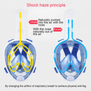 PULUZ 240mm Fold Tube Water Sports Diving Equipment Full Dry Snorkel Mask for GoPro HERO10 Black / HERO9 Black / HERO8 Black / HERO7 /6 /5 /5 Session /4 Session /4 /3+ /3 /2 /1, Insta360 ONE R, DJI Osmo Action and Other Action Cameras, S/M Size(Blue)