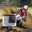 PULUZ 45m Underwater Waterproof Housing Diving Case for GoPro HERO7 Silver / HERO7 White, with Buckle Basic Mount & Screw(Transparent)