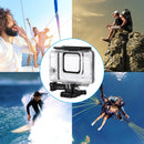 PULUZ 45m Underwater Waterproof Housing Diving Case for GoPro HERO7 Silver / HERO7 White, with Buckle Basic Mount & Screw(Transparent)