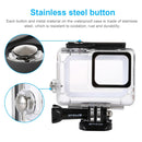 PULUZ 45m Underwater Waterproof Housing Diving Case for GoPro HERO7 Silver / HERO7 White, with Buckle Basic Mount & Screw(Transparent)