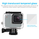 PULUZ 45m Underwater Waterproof Housing Diving Case for GoPro HERO7 Silver / HERO7 White, with Buckle Basic Mount & Screw(Transparent)