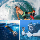 PULUZ Floating Handle Hand Grip Buoyancy Rods with Strap for GoPro HERO10 Black / HERO9 Black / HERO8 Black / HERO7 /6 /5 /5 Session /4 Session /4 /3+ /3 /2 /1, Xiaoyi and Other Action Cameras(Orange)