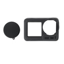 PULUZ Silicone Protective Case with Lens Cover for DJI Osmo Action(Black)