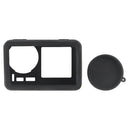 PULUZ Silicone Protective Case with Lens Cover for DJI Osmo Action(Black)