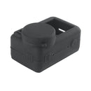 PULUZ Silicone Protective Case with Lens Cover for DJI Osmo Action(Black)