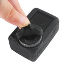 PULUZ Silicone Protective Case with Lens Cover for DJI Osmo Action(Black)