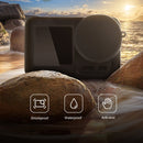 PULUZ Silicone Protective Case with Lens Cover for DJI Osmo Action(Green)