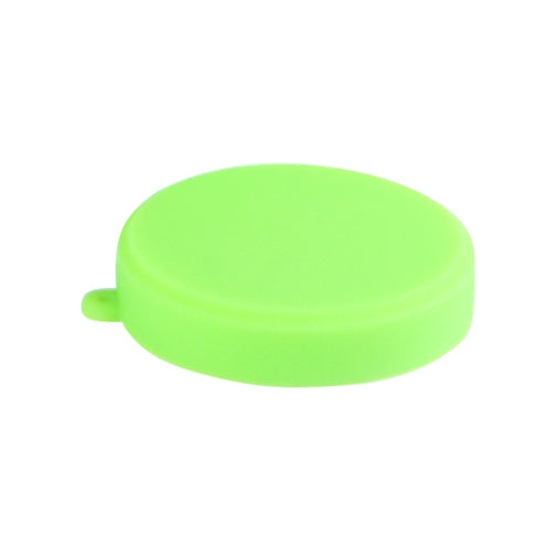 PULUZ Silicone Protective Lens Cover for DJI Osmo Action(Green)