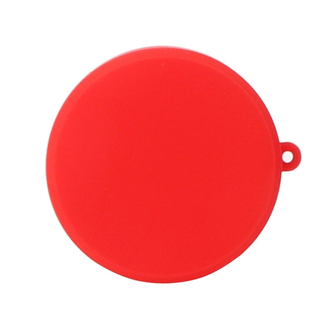 PULUZ Silicone Protective Lens Cover for DJI Osmo Action(Red)