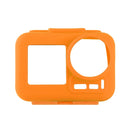 PULUZ Silicone Protective Case for DJI Osmo Action with Frame(Orange)