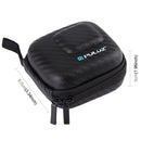 PULUZ Mini Portable Carbon Fiber Storage Bag for DJI OSMO Action, GoPro, Mijia, Xiaoyi and other Similar Size Cameras