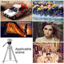 PULUZ Heavy Duty Video Camera Tripod Action Fluid Drag Head with Sliding Plate for DSLR & SLR Cameras, Large Size(Black)