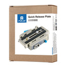 PULUZ Quick Release Clamp Adapter + Quick Release Plate for DSLR & SLR Cameras(Gold)