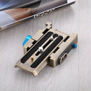 PULUZ Quick Release Clamp Adapter + Quick Release Plate for DSLR & SLR Cameras(Gold)