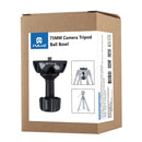 PULUZ 75mm Half Ball Flat to Bowl Adapter for Fluid Head Tripod DSLR Rig Camera, Metal Material