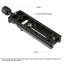 PULUZ FNR-140 Multi-Purpose 140mm Rail Nodal Slide Quick Release Plate