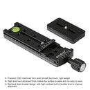 PULUZ FNR-140 Multi-Purpose 140mm Rail Nodal Slide Quick Release Plate
