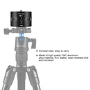 PULUZ 360 Degrees Panning Rotation 60 Minutes Time Lapse Stabilizer Tripod Head Adapter for GoPro HERO10 Black / HERO9 Black / HERO8 Black / HERO7 /6 /5 /5 Session /4 Session /4 /3+ /3 /2 /1, Xiaoyi and Other Action Cameras