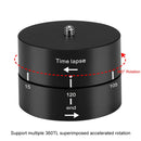 PULUZ 360 Degrees Panning Rotation 120 Minutes Time Lapse Stabilizer Tripod Head Adapter for GoPro HERO10 Black / HERO9 Black / HERO8 Black / HERO7 /6 /5 /5 Session /4 Session /4 /3+ /3 /2 /1, Xiaoyi and Other Action Cameras