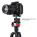 PULUZ Aluminum Alloy Adjustment Dials Leveling Base Ball Head for Camera Tripod Head