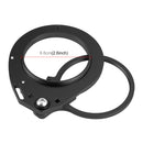 PULUZ Aluminum Alloy 67mm to 67mm Swing Wet-Lens Diopter Adapter Mount for DSLR Underwater Diving Housing(Black)