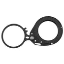 PULUZ Aluminum Alloy 67mm to 67mm Swing Wet-Lens Diopter Adapter Mount for DSLR Underwater Diving Housing(Black)