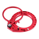 PULUZ Aluminum Alloy 67mm to 67mm Swing Wet-Lens Diopter Adapter Mount for DSLR Underwater Diving Housing(Red)