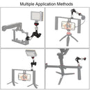 PULUZ 7 inch Aluminium Alloy Adjustable Articulating Friction Magic Arm