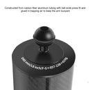 PULUZ 9.84 inch 25cm Length 80mm Diameter Dual Balls Carbon Fiber Floating Arm, Ball Diameter: 25mm, Buoyancy: 600g