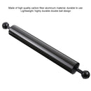 PULUZ 14.56 inch 37cm Length 40mm Diameter Dual Balls Carbon Fiber Floating Arm, Ball Diameter: 25mm, Buoyancy: 300g