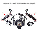 PULUZ 14.56 inch 37cm Length 40mm Diameter Dual Balls Carbon Fiber Floating Arm, Ball Diameter: 25mm, Buoyancy: 300g