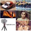 PULUZ Pocket Mini Adjustable Metal Desktop Tripod Mount with 360 Degree Ball Head for DSLR & Digital Cameras, Adjustable Height: 11-20.2cm(Red)