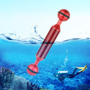 PULUZ 5 inch 12.7cm Length 20.8mm Diameter Dual Balls Carbon Fiber Floating Arm, Ball Diameter: 25mm(Red)