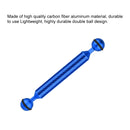PULUZ 7 inch 17.7cm Length 20.8mm Diameter Dual Balls Carbon Fiber Floating Arm, Ball Diameter: 25mm(Blue)