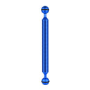 PULUZ 9 inch 22.8cm Length 20.8mm Diameter Dual Balls Carbon Fiber Floating Arm, Ball Diameter: 25mm(Blue)