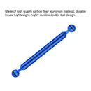 PULUZ 9 inch 22.8cm Length 20.8mm Diameter Dual Balls Carbon Fiber Floating Arm, Ball Diameter: 25mm(Blue)