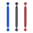 PULUZ 9 inch 22.8cm Length 20.8mm Diameter Dual Balls Carbon Fiber Floating Arm, Ball Diameter: 25mm(Red)