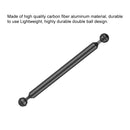 PULUZ 11 inch 27.9cm Length 20.8mm Diameter Dual Balls Carbon Fiber Floating Arm, Ball Diameter: 25mm(Black)