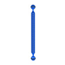 PULUZ 11 inch 27.9cm Length 20.8mm Diameter Dual Balls Carbon Fiber Floating Arm, Ball Diameter: 25mm(Blue)