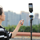 PULUZ Electronic 360 Degree Rotation Panoramic Head + Tripod Mount + GoPro Clamp + Phone Clamp with Remote Controller for Smartphones, GoPro, DSLR Cameras(Blue)