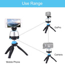 PULUZ Electronic 360 Degree Rotation Panoramic Head + Tripod Mount + GoPro Clamp + Phone Clamp with Remote Controller for Smartphones, GoPro, DSLR Cameras(Blue)