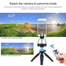 PULUZ Electronic 360 Degree Rotation Panoramic Head + Tripod Mount + GoPro Clamp + Phone Clamp with Remote Controller for Smartphones, GoPro, DSLR Cameras(Blue)