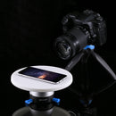 PULUZ Electronic 360 Degree Rotation Panoramic Tripod Head + Round Tray with Control Remote for Smartphones, GoPro, DSLR Cameras(Blue)