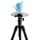 PULUZ Electronic 360 Degree Rotation Panoramic Tripod Head + Round Tray with Control Remote for Smartphones, GoPro, DSLR Cameras(Blue)