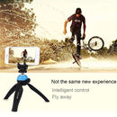 PULUZ Pocket Mini Tripod Mount with 360 Degree Ball Head & Phone Clamp for Smartphones(Blue)