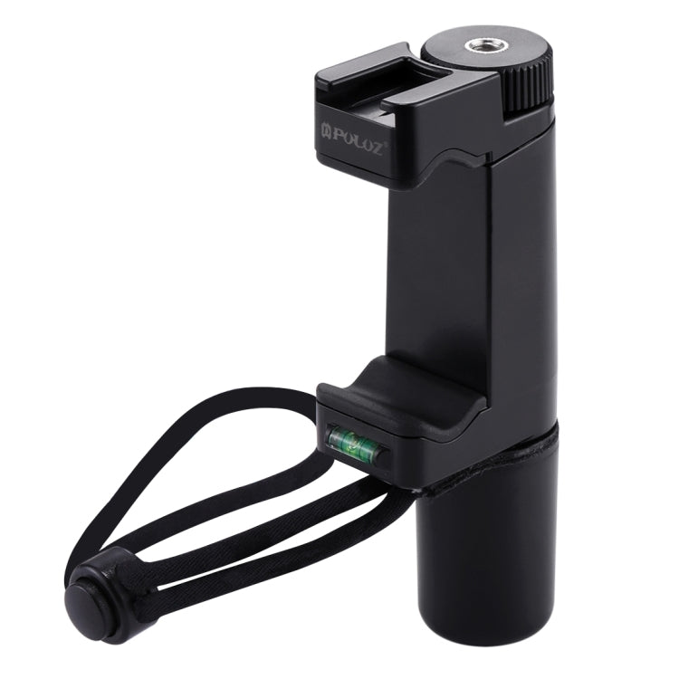 PULUZ Vlogging Live Broadcast Handheld Grip Selfie Rig Stabilizer ABS Tripod Adapter Mount with Cold Shoe Base & Wrist Strap